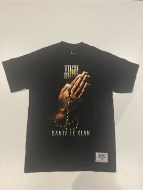 Santa Fe Klan Todo y Nada Tour T-Shirt Mens M Black Official Merch Mexican Tee